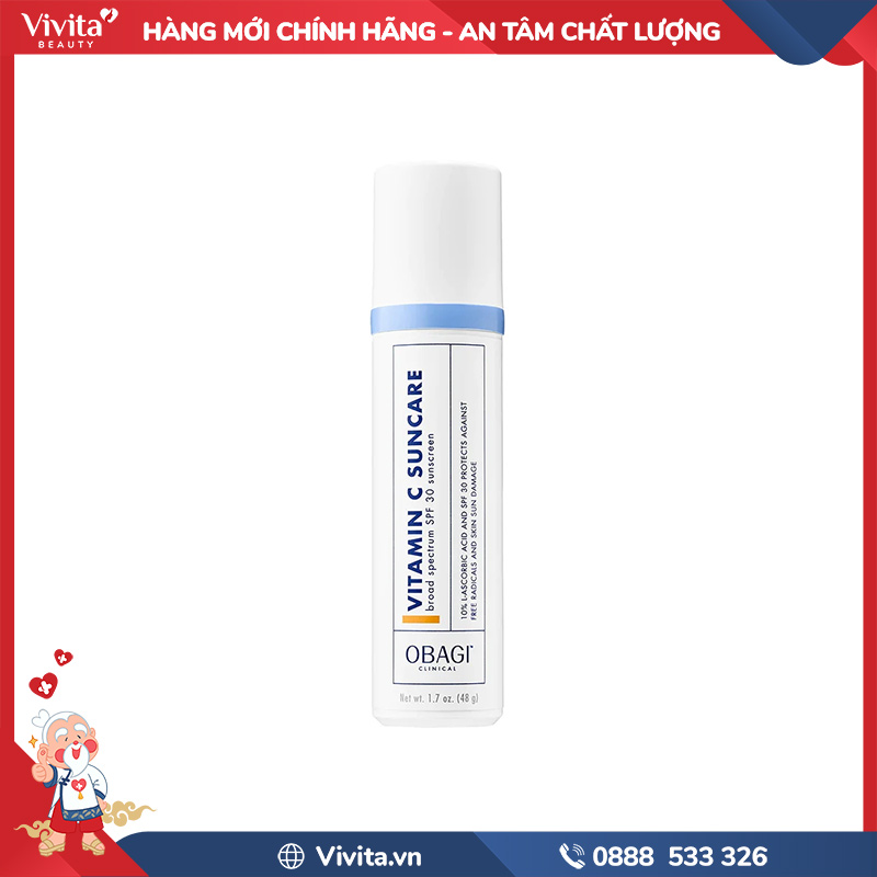 Kem chống nắng dưỡng sáng da Obagi Clinical Vitamin C Suncare Broad Spectrum SPF 30 Sunscreen
