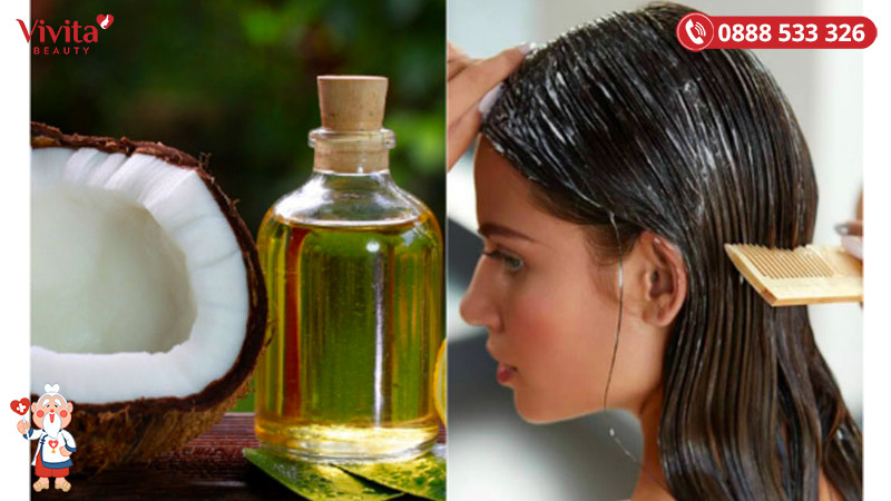 Việc sử dụng dầu dừa cho mái tóc hư tổn giúp bạn lấy lại độ suôn mượt
