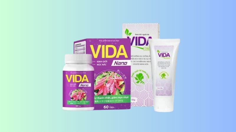 Cách dùng Vida Nano và kem bôi Vida Cream
