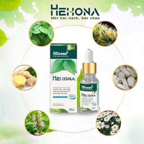 Sản phẩm serum Hehona dành riêng cho những người gặp vấn đề về mồ hôi và mùi cơ thể