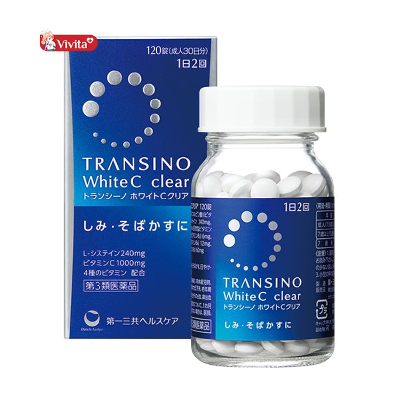 Viên uống trị nám Transino White Clear C của Nhật