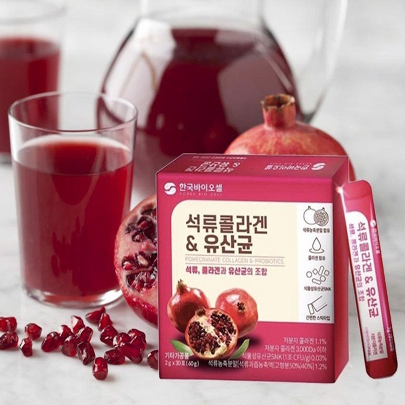Thông tin Collagen Bio Cell lựu đỏ Hàn Quốc dạng bột