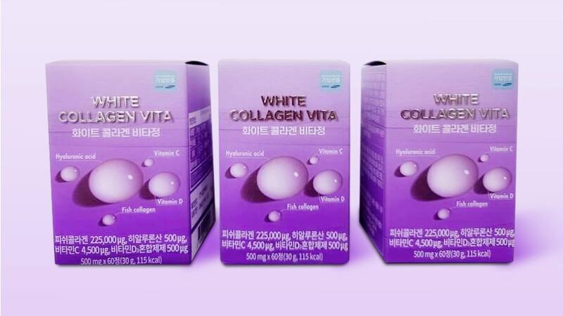 Viên uống trắng da Hàn Quốc White Collagen Vita uống trước hay sau ăn?